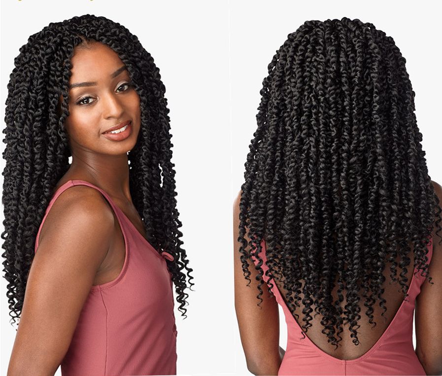2020 Passion Spring Twists Synthetic Crotchet Hair Extensions Ombre Crochet Braids Pre Looped Fluffy Bomb Twist Braiding From Summershair 26 49 Dhgate Com