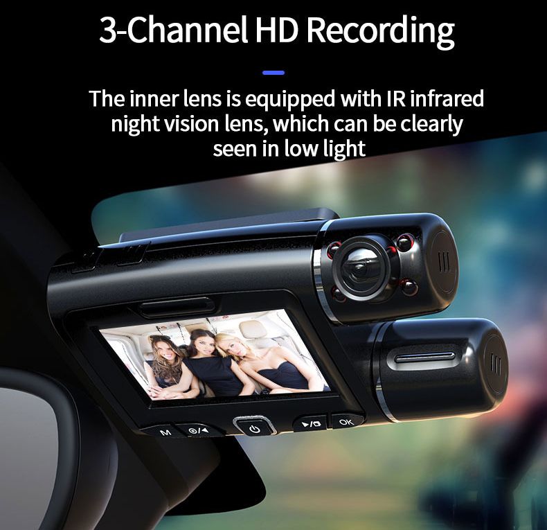 1080P HD Mini Car DVR Night Vision Car Camera Recorder 140 Degree Wide  Angle Driving WiFi Car Recorder Android USB Wireless Driving Recorder with  ADAS