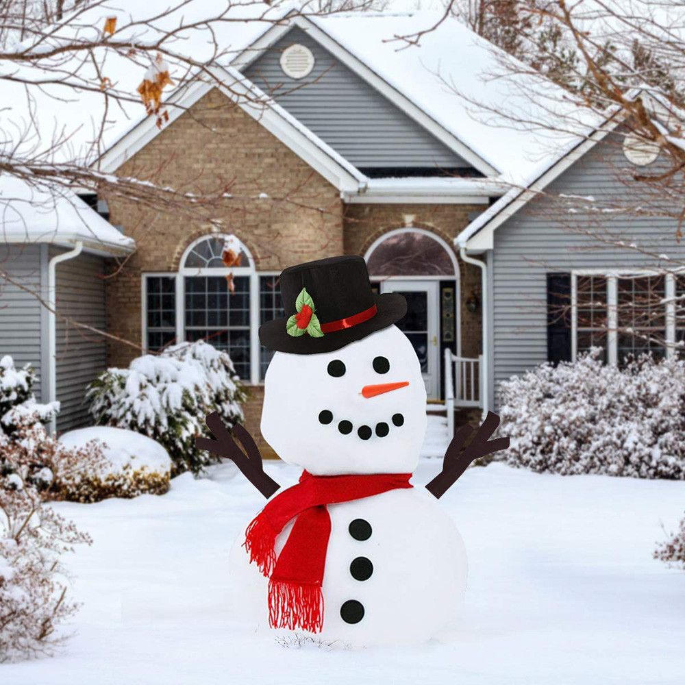 Snowman Decorating Kit Snowman Making Kit Winter Party Kids