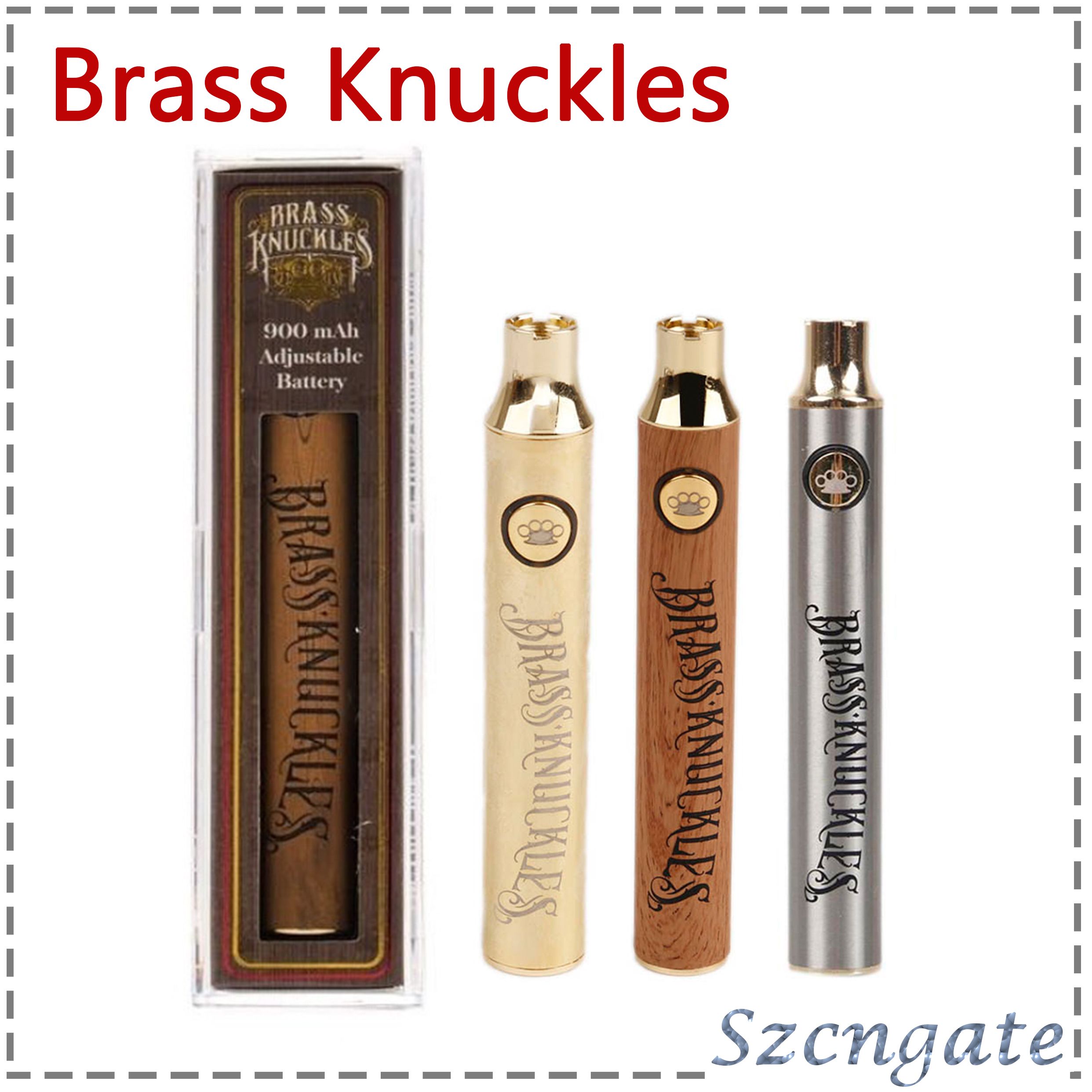 Top Quanlity Brass Knuckles Vape Battery 650mAh 900mAh Variable Voltage