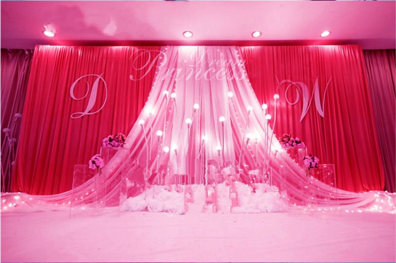 Wedding Background veils new wedding design stage welcome photo Beauty  decoration area Major holiday party decoration