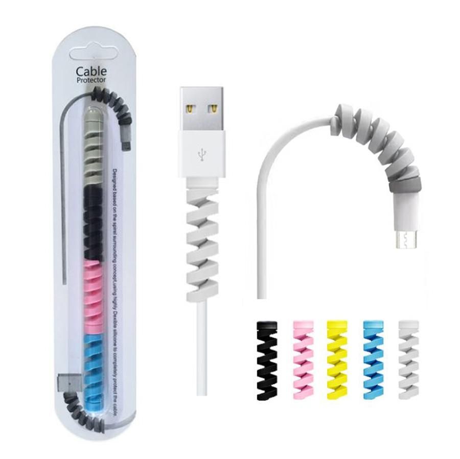 Wholesale BRAND Cellphone Phone Cable Protector 4 In 1 Mini Colorful