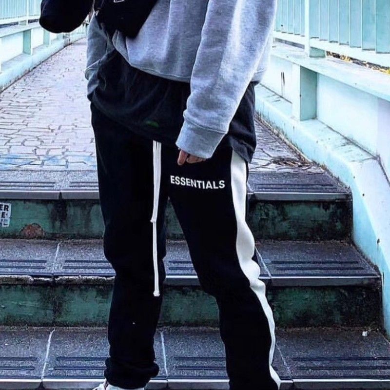 fog essentials black sweatpants