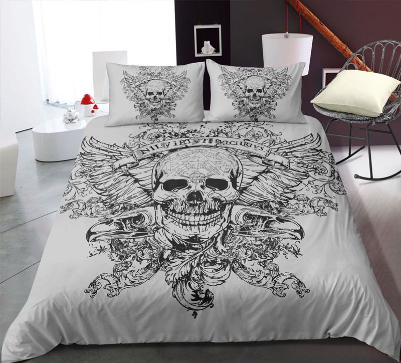 Catastrófico lago Titicaca salchicha Conjunto de ropa de cama de calavera Lady Sugar Conjunto de funda nórdica de calavera Funda Catastrófico lago Titicaca salchicha Conjunto de ropa de cama de calavera Lady Sugar Conjunto de funda nórdica de calavera Funda