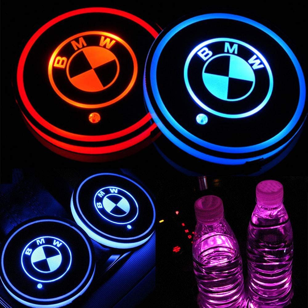 LED Auto Getränkehalter Bottle Pad Matte für Ford Interieur Atmosphere Light
