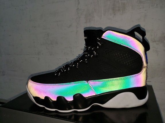 air jordan 9 racer blue 3m reflective