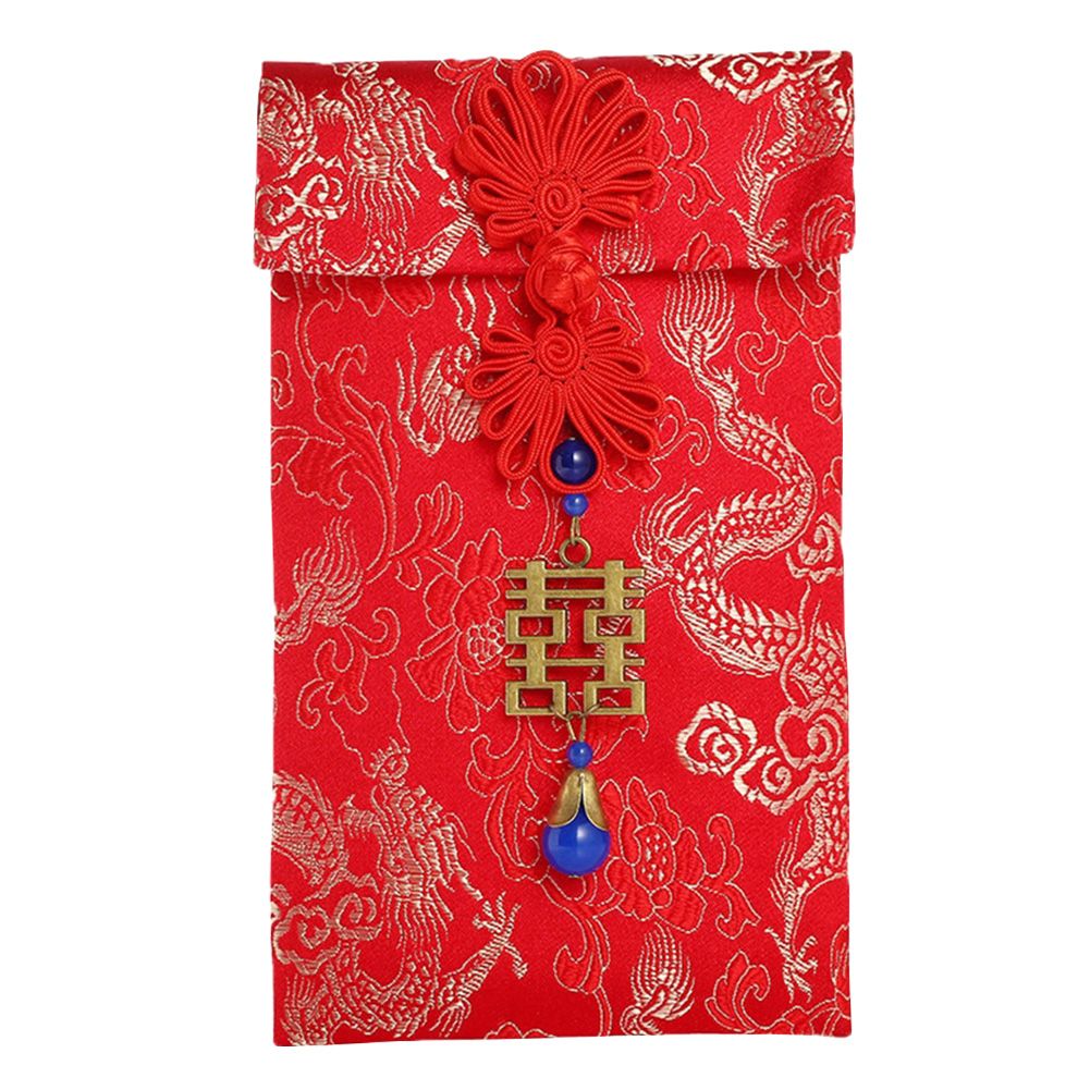 2021 chinese new year red envelope paper packet money hong bao lucky 2020 Red Envelopes Chinese New Year Gift Bag Brocade Hong Bao Spring