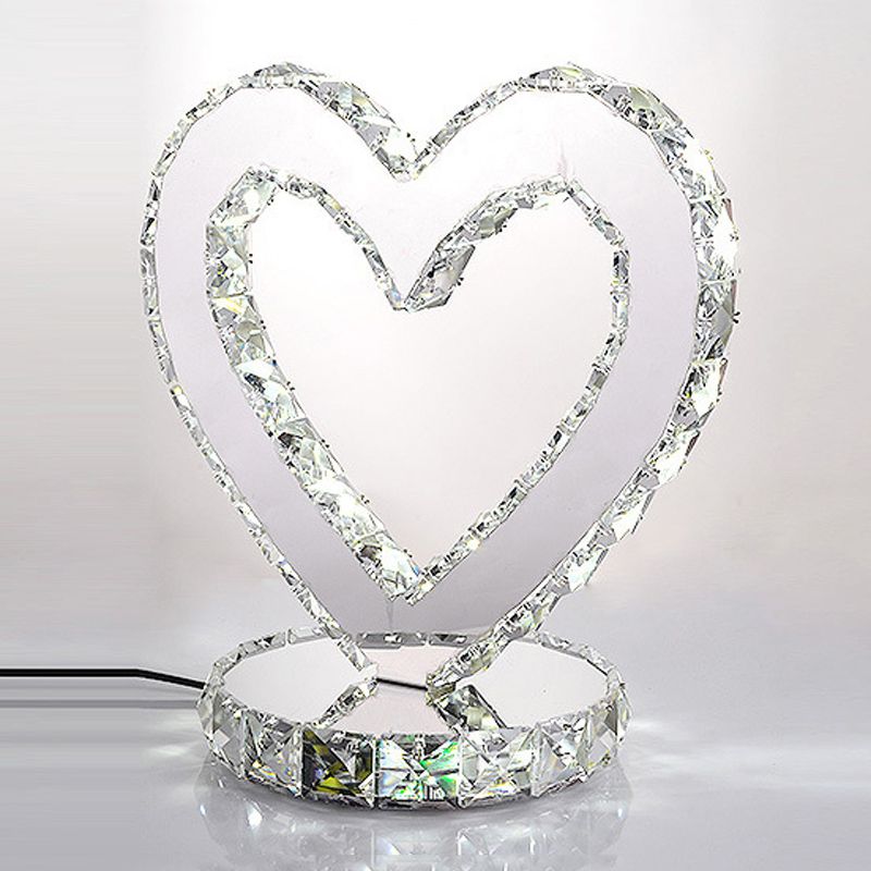 2020 Stainless Steel Creative Crystal Table Lamp Hotel Decoration Light