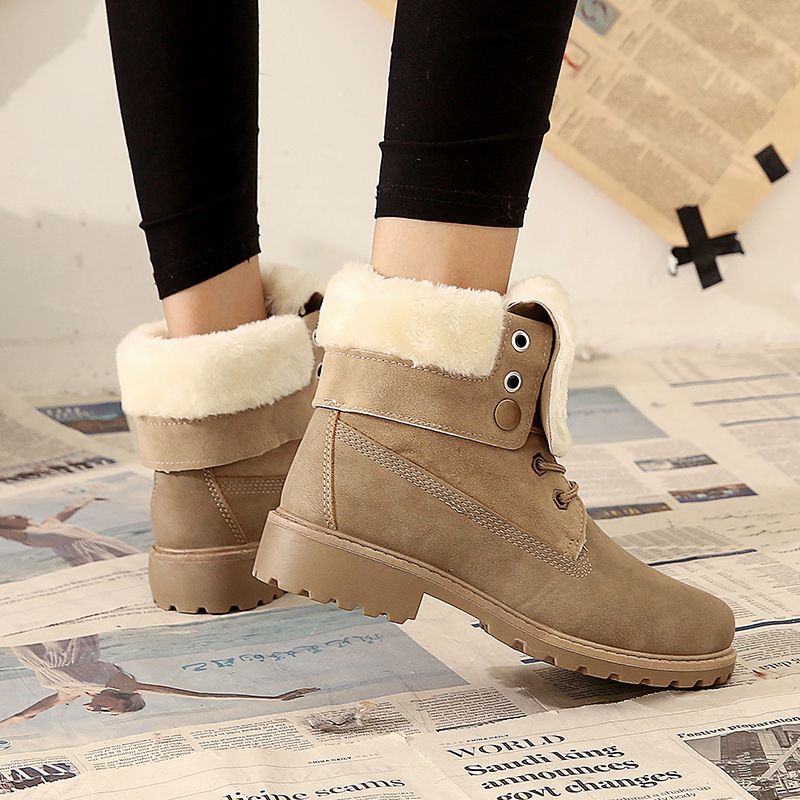 women's suede lace up ankle boots flat