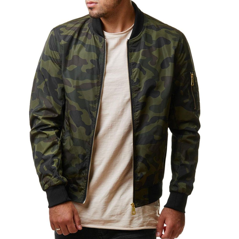 chaqueta militar camuflaje hombre