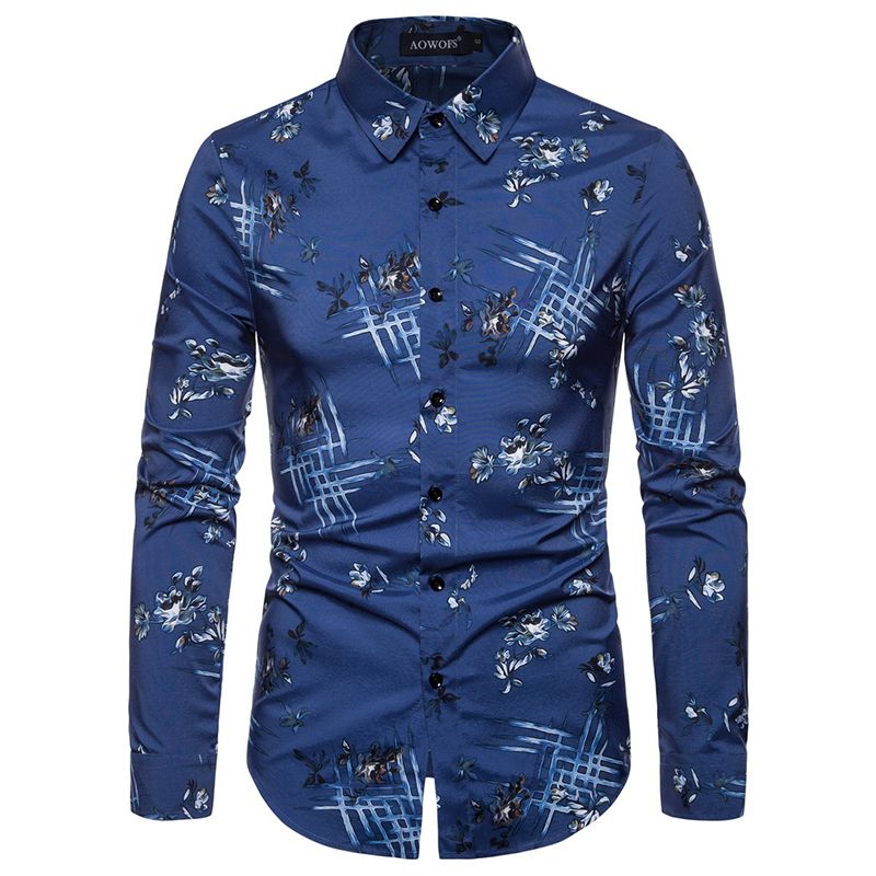 dark blue party wear shirts