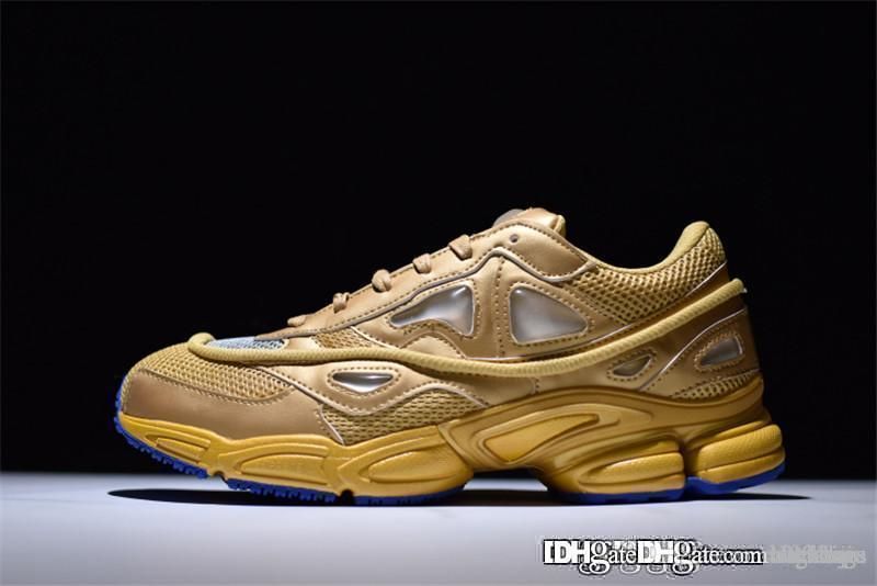 AD X RAF SIMONS OZWEEGO 2 II Gold Blue New Men Sport Sneakers With Box  Basketball Shoes Mens Shoes From Csm0904, $155.45| DHgate.Com