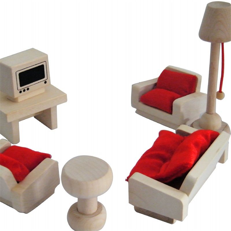 compre mini muebles de simulacion juguetes de madera juego de simulacion juegos de decoracion sofa cama escritorio sala de estar encantadora 12hc f1 a