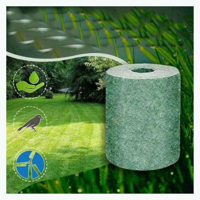 1 pièce Tapis de semences de Gazon biodégradable Papier dengrais de Plantation de pelouse pour Plantation de Jardin darrière-Cour de pelouse 