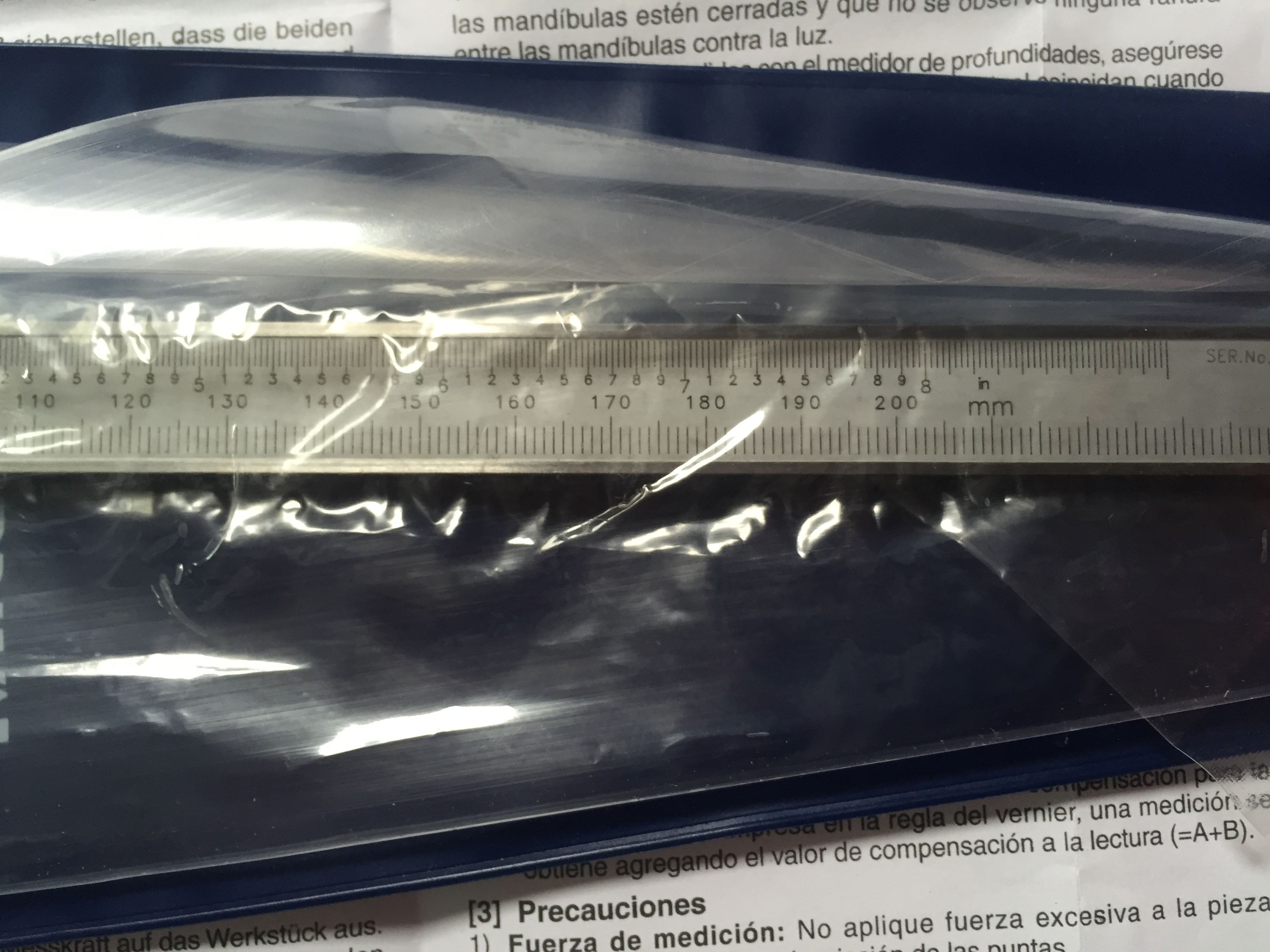 Japan Mitutoyo 530-104 Vernier Caliper Metric Inch Range 0-150mm 0-6in 0.02mm