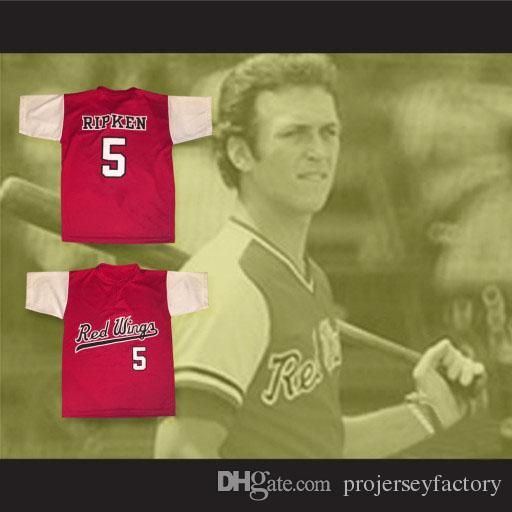 Cal Ripken Jr 5 Rochester Red Wings Denard Span 22 Rochester Red Wings  Vintage Movie Baseball Jersey All Stitched Mix Oreder From Projerseydealer,  $20.64