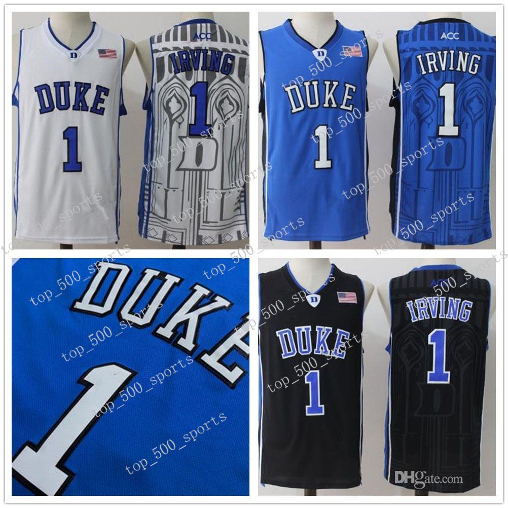 Duke Blue Devils #1 Kyrie Irving Basketball Jersey Men's - Sizes :  S-4XL