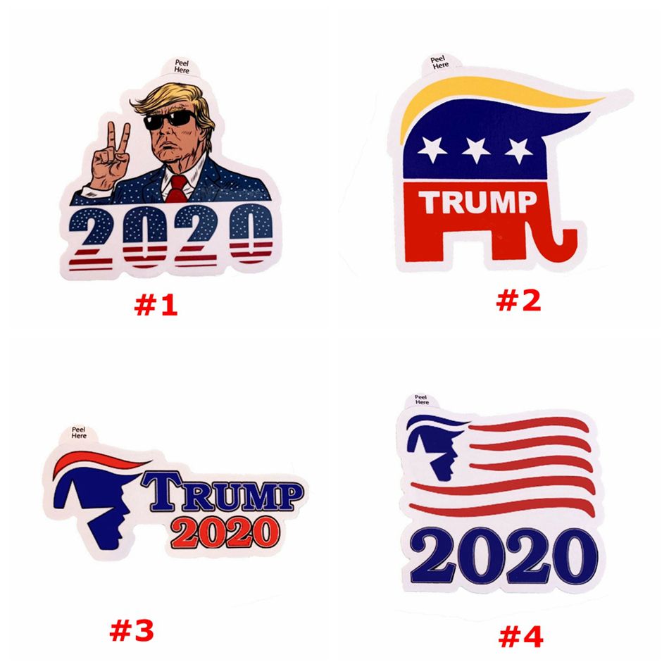 Donald Trump Funny Sticker Trump 2020 Adhesive Sticker Decoration Bumper Stickers Window Door Fridge Notebook Car Sticker LJJA4071 Donald Trump Funny Sticker Trump 2020 Adhesive Sticker Decoration Bumper Stickers Window Door Fridge Notebook Car Sticker LJJA4071