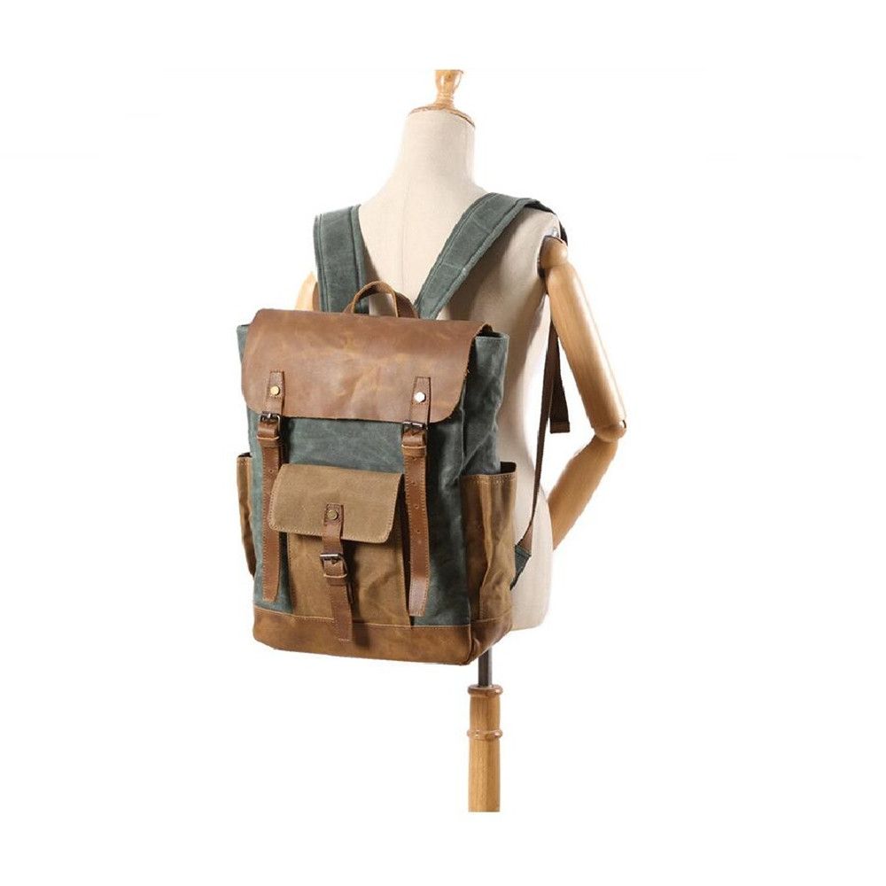 Compra Mochila De Cuero Para Hombre Mochila Vintage Portátil A Prueba De  Agua Mochilas Portátiles Estudiantes De Gran Capacidad Bolsos Escolares  Mochila Grande Retro Barato | Entrega Rápida Y Calidad | Es.Dhgate