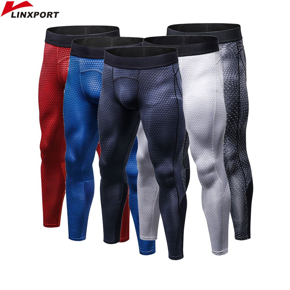 Men/'s Compression Leggings Fitness Gym Running Training Breathable Thermal Pants