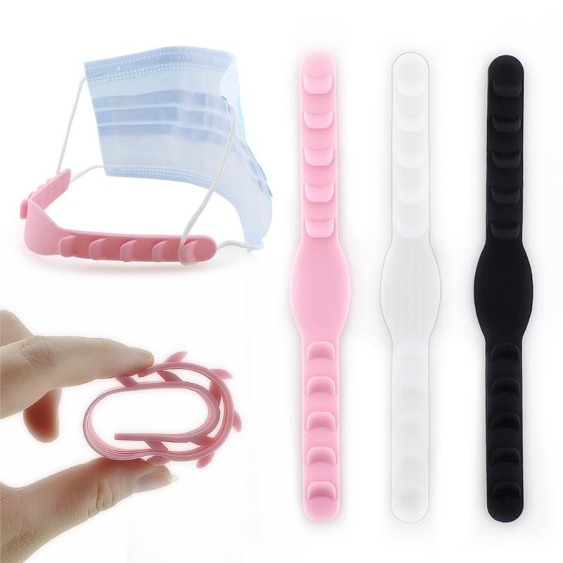 8 X strap hook holder for ear guard adjustable very soft plastic
