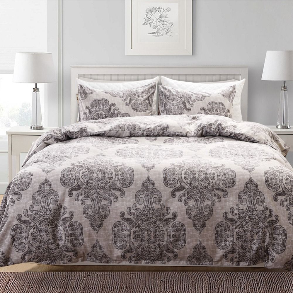 Holiday Gift Classical European Pattern Bedding Quilt Duvet Cover Set With Pillow Case Twin Queen King Size Full Comforter Set Grey Comforter Sets Queen From Shuishu 28 36 Dhgate Com