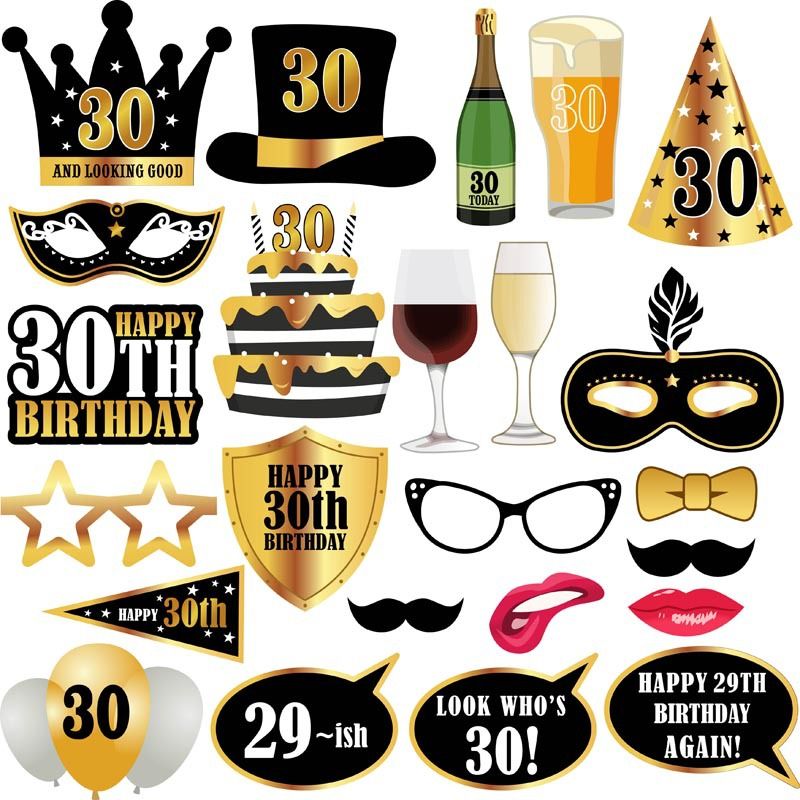 unique photo booth props