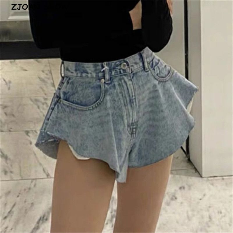 short denim shorts