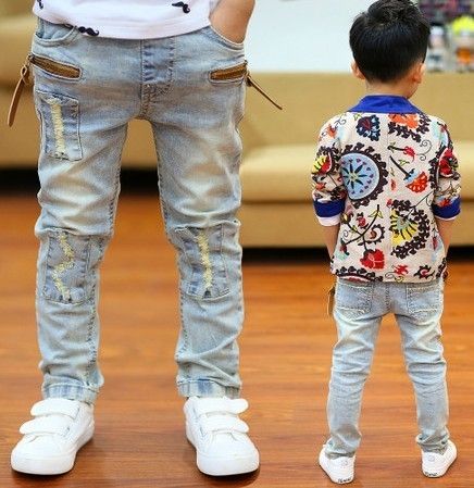 baby boy biker jeans