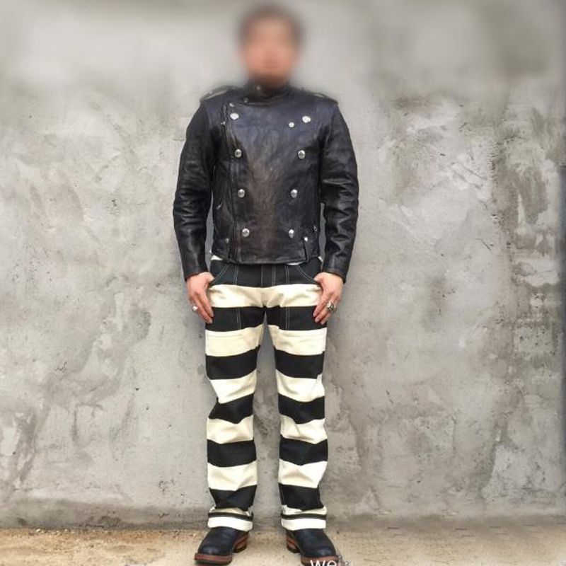 Mens Pants BOB DONG 20oz Stripes 