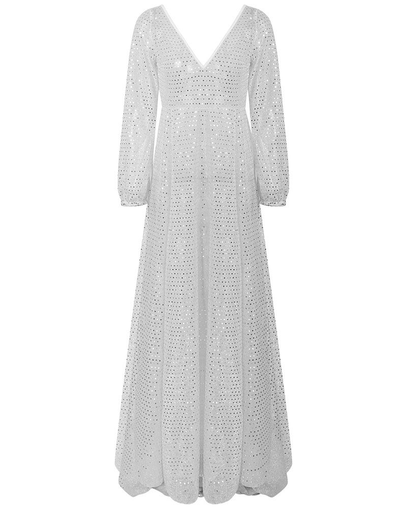 one piece dress of net