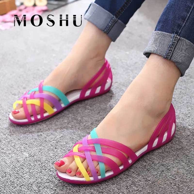 sandal jelly wedges