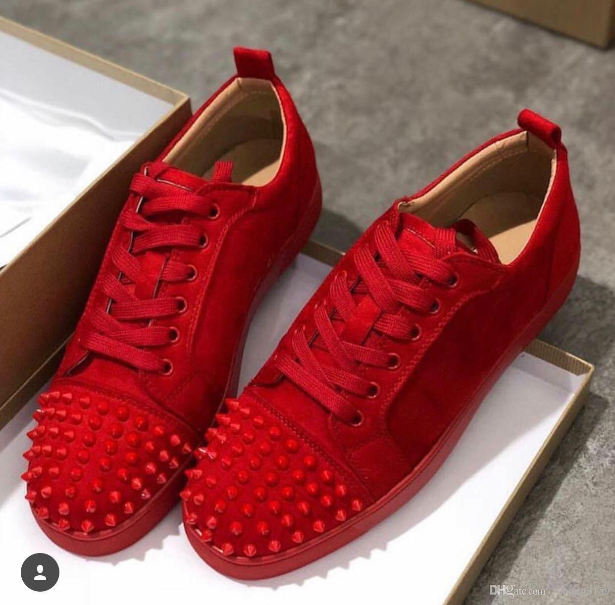 red bottom sneakers price