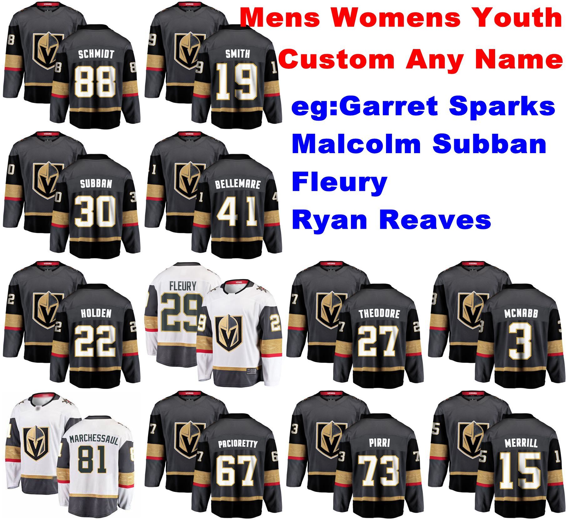 golden knights reaves jersey