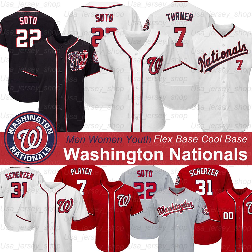 washington nationals jersey numbers 2019