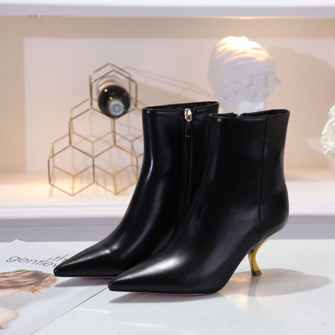sale black leather ankle boots
