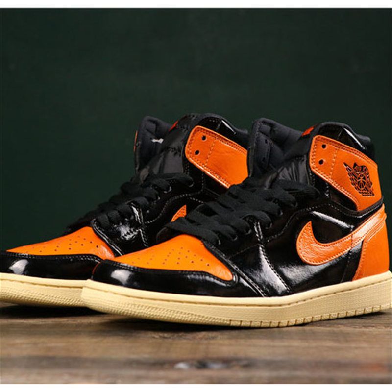 Compra Nike Air Jordan 1 AJ1 2020 Nuevo Retro 1 Shattered Tablero 3.0  SBB3.0 Hombres / Mujeres / Niños Zapatos De Baloncesto De Los Deportes 1s  Naranja Negro Juventudes Zapatillas De Bal