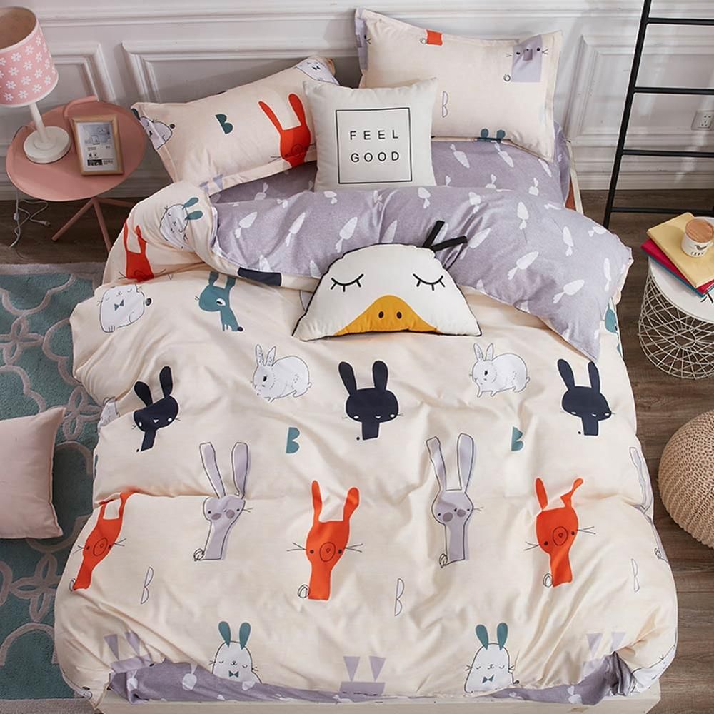 Svetanya Bedding Set Cheap Sheet Pillowcase Blanket Duvet Quilt