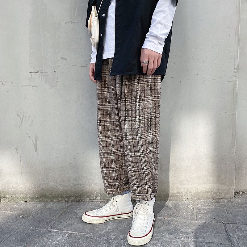 mens casual wool pants