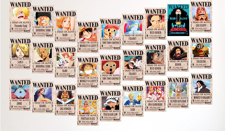 One Piece Wanted Poster Bodum Westernscandinavia Org