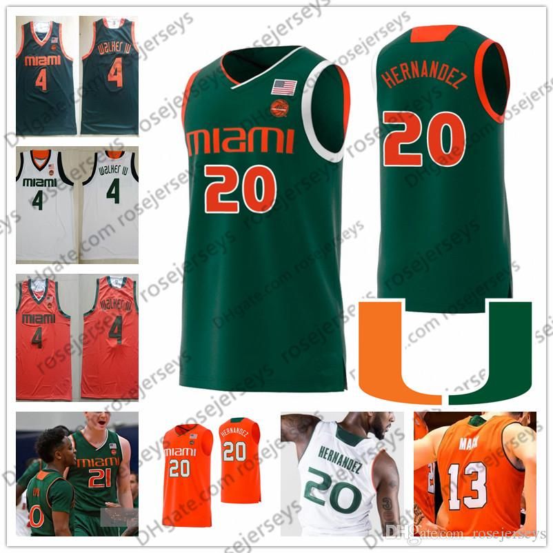 miami hurricanes basketball jersey
