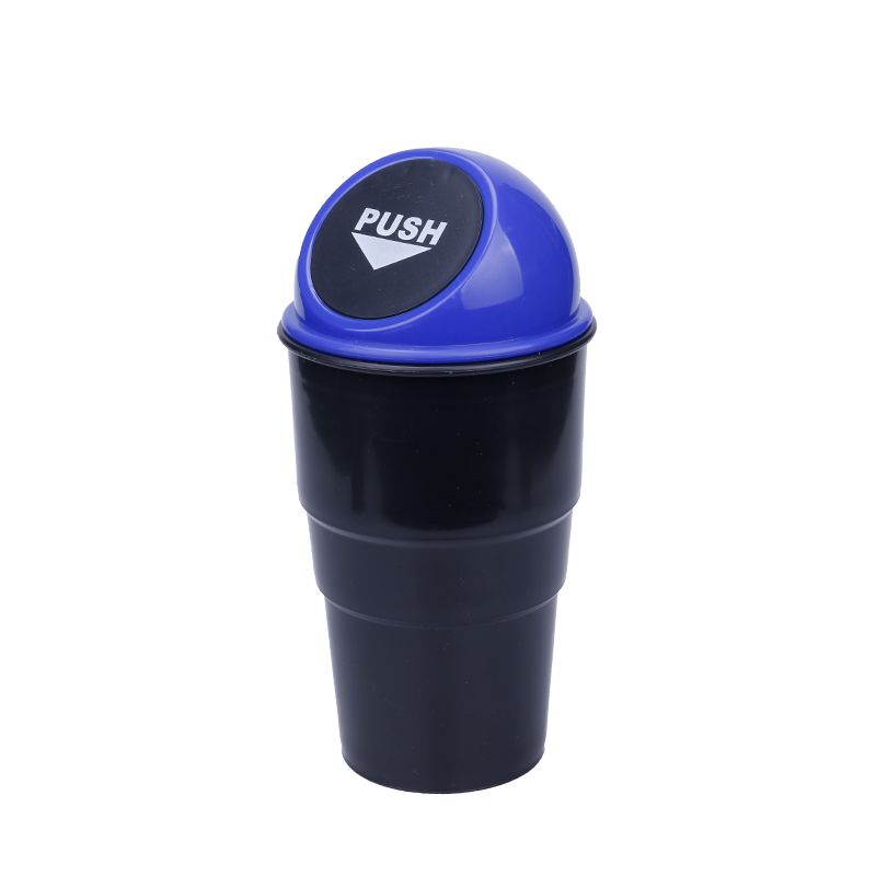 1 un coche bote de basura basura Basura Bin Mini Auto Soporte de Accesorios de Almacenamiento de polvo
