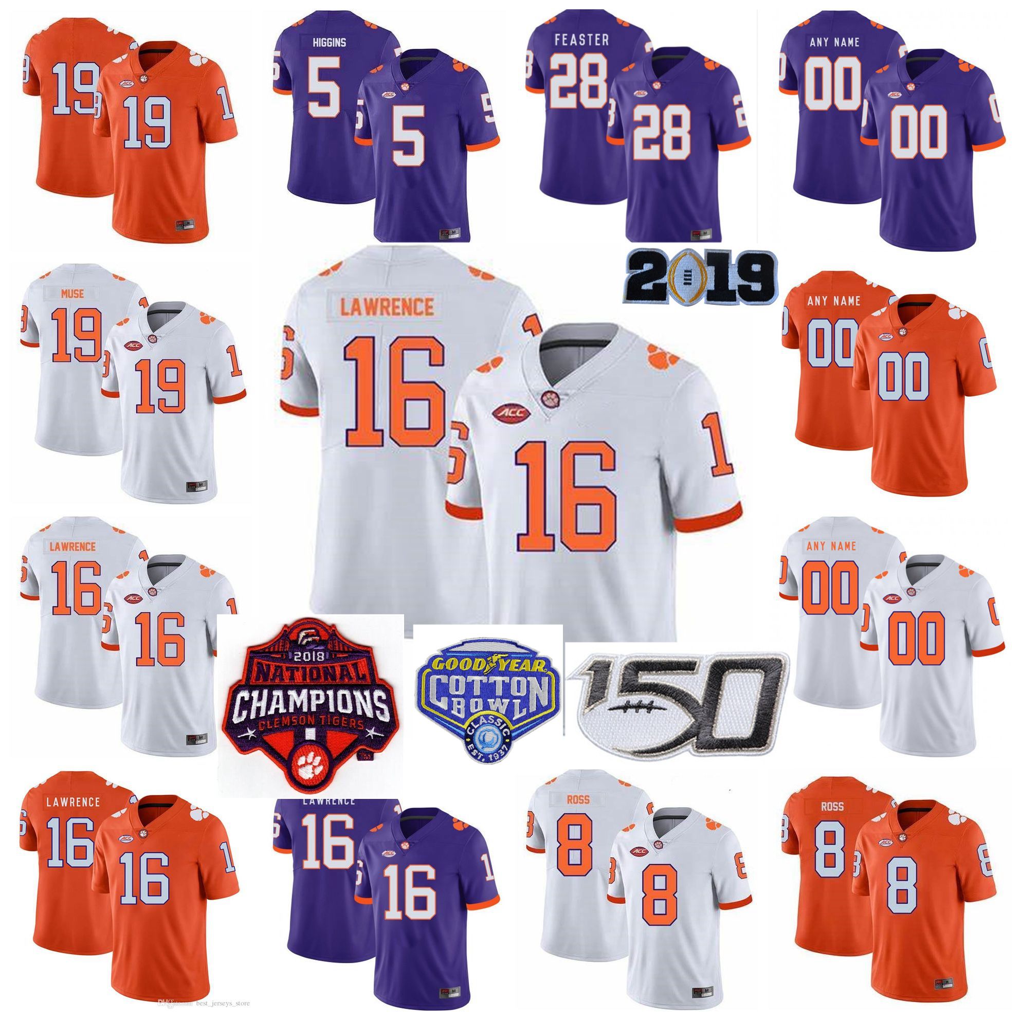 2020 Ncaa Clemson Tigers Jerseys Jersey Isaiah Simmons Chase Brice Adam Choice Xavier Thomas College Football Jerseys Custom Stitched From Nyjerseys 14 25 Dhgate Com