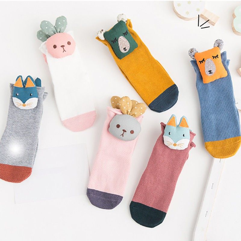Baby Anti-Slip Sock Cute Infant Cotton Cartoon Animal Xmas Floor Winter stocking