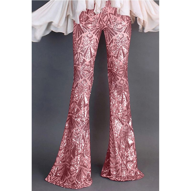 Compra Mujeres Negras Plata Lentejuelas Brillo Deslumbramiento Pantalones  Pantalones De Lentejuelas Para Mujer Fiesta Baile Alta Cintura Campana  Parte Inferior Pantalones Largos Barato | Entrega Rápida Y Calidad |  Es.Dhgate