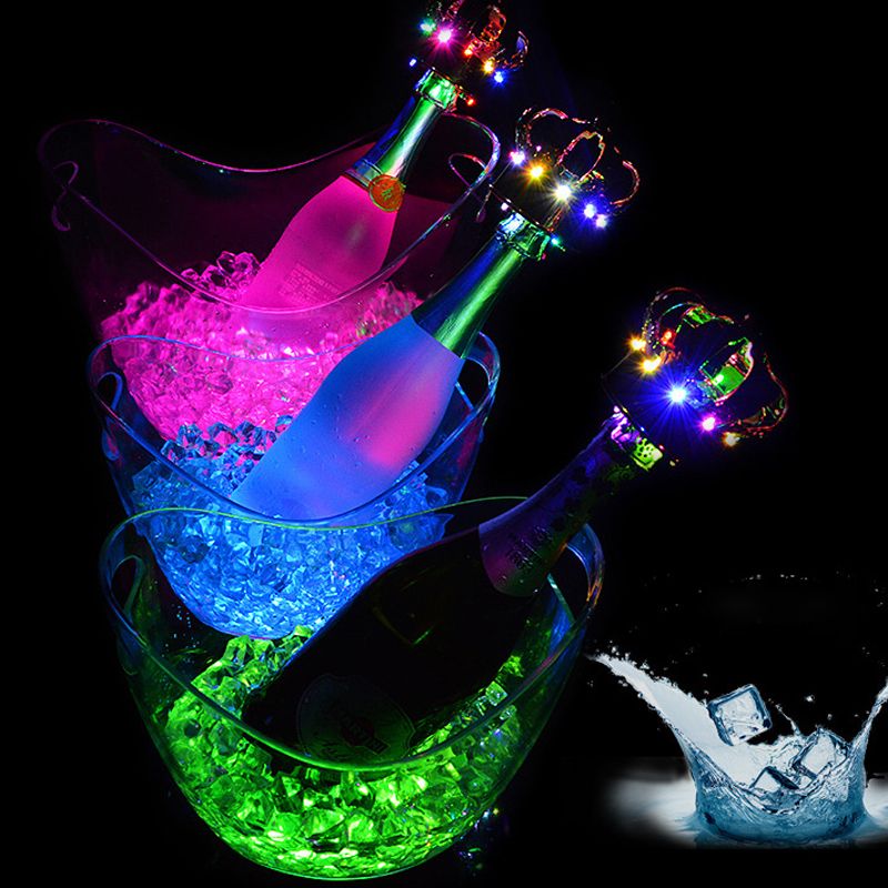 Buy Best And Latest BRAND Wholesale Chargeable LED Ice Bucket 4L Large