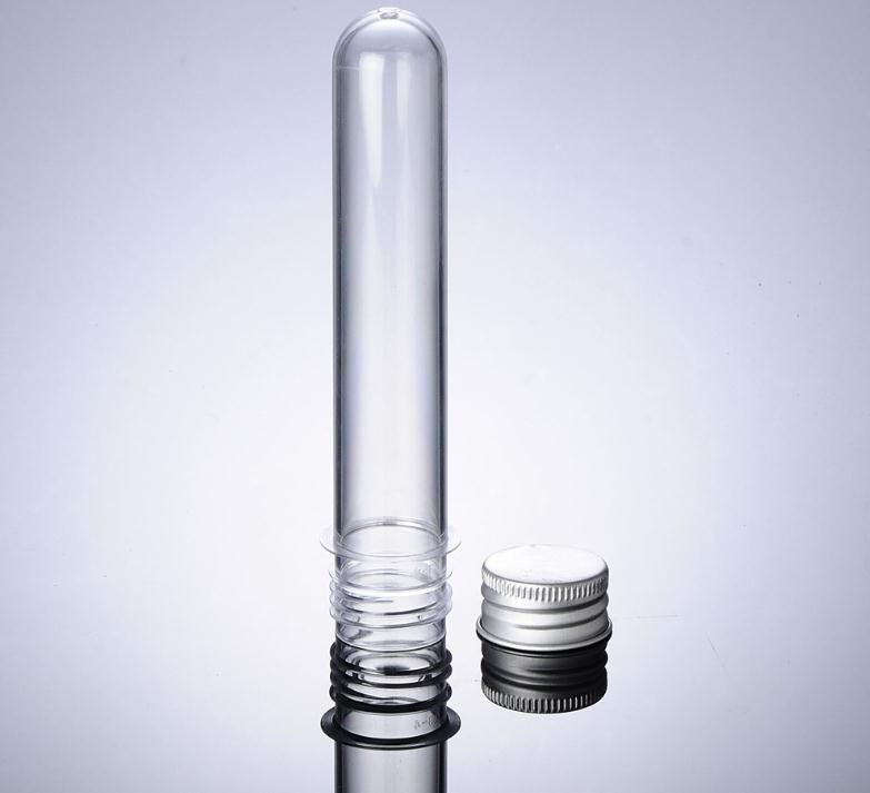 2020 Clear Plastic Test Tubes With Screw Caps, Candy Bottle, Cosmetics