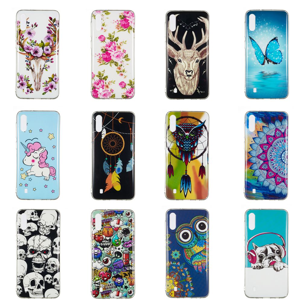 Compre Para Samsung Galaxy M10 Caso Luminoso Capa Macio TPU Pug Cão Coruja  Unicórnio Deer Flor Borboleta Windbell Brilho Na Escuridão M10 Barato |  Entrega Rápida E Qualidade | Pt.Dhgate