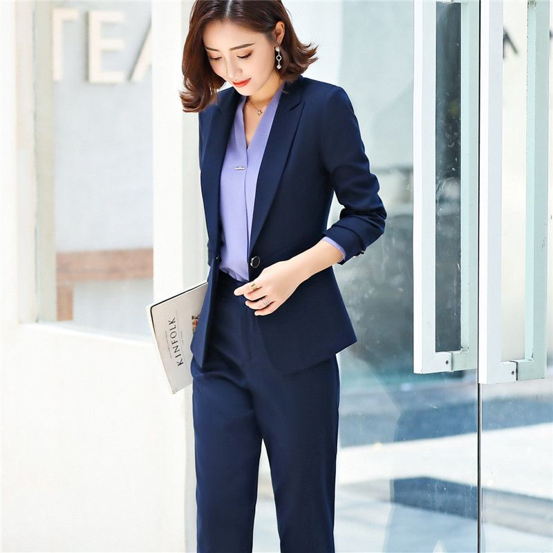 Compra Color Sólido Pantalón De Pantalones Para Mujer Blazers Largo Blazer  Pantalones Cortos Trajes Casual Sueltos Sueltos Cuello De Soltero Suelos De  Damas De Lactancia Barato | Entrega Rápida Y Calidad 