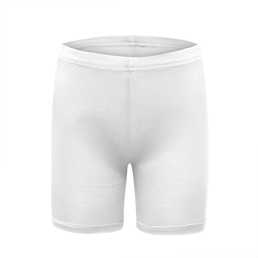 girls white dance shorts